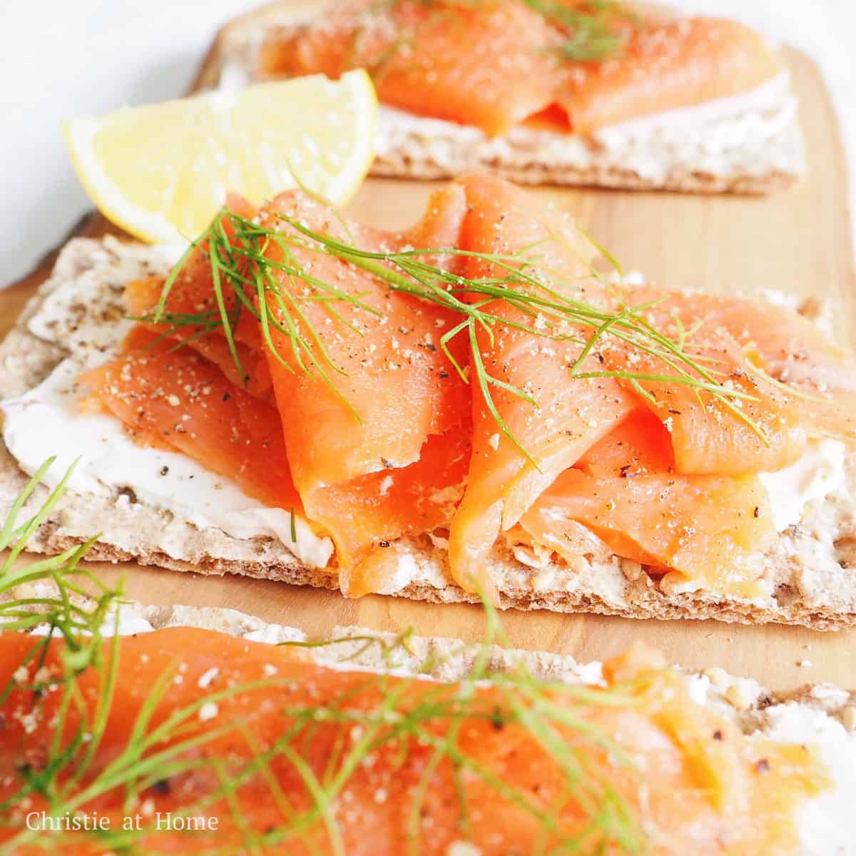Smoked Salmon with Cream Cheese